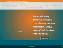 Tablet Screenshot of partners4housing.com